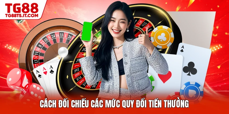 Cách đối chiếu các mức quy đổi tiền thưởng
