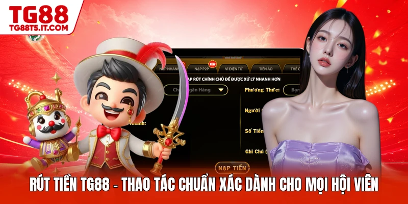Rút Tiền TG88 - Thao Tác Chuẩn Xác Dành Cho Mọi Hội Viên